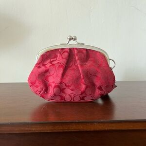 Coach Red Coin Purse